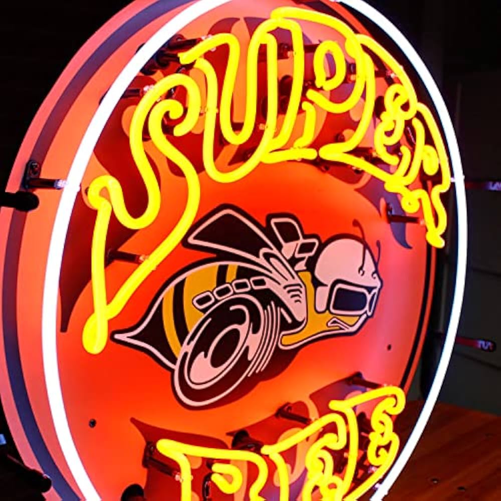 Amazon.co.jp: 看板 ネオンサイン/スーパー・ビー SUPER BEE 高